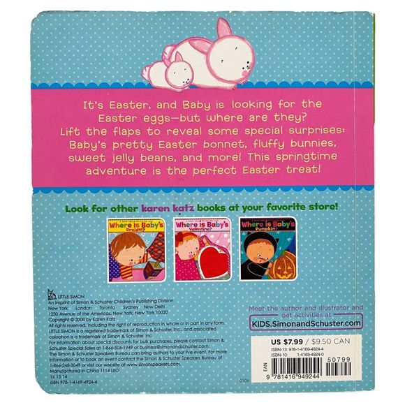 Where Are Babys Easter Eggs Lift the Flap Book Mickey Mouse Baby Board Books - Picture 3 of 7